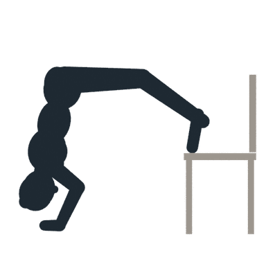 발 올린 파이크 푸시업 · Feet-elevated Pike Push-up