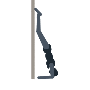팔뚝 물구나무 · Forearm Wall Stand