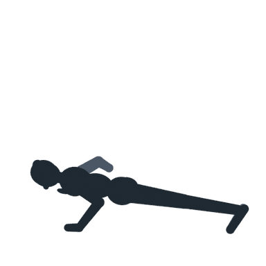 한 팔 푸시업 네거티브 · One-arm Push-up Negative