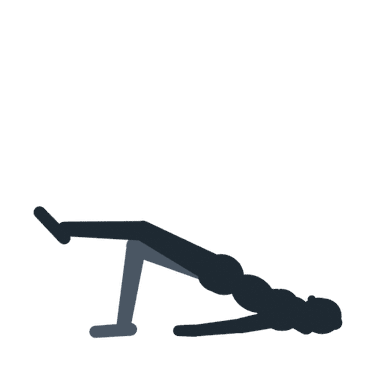 한 다리 브리지 · Single-leg Bridge