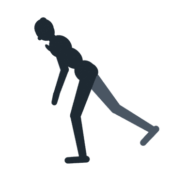 한 발 데드리프트 · Single-leg RDL