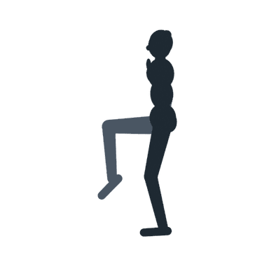 한 다리 서기 · Single-leg Stand