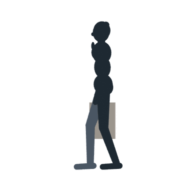 한 손 배낭 들고 걷기 · Suitcase Carry