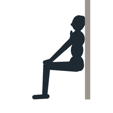 벽 앉기 · Wall Sit